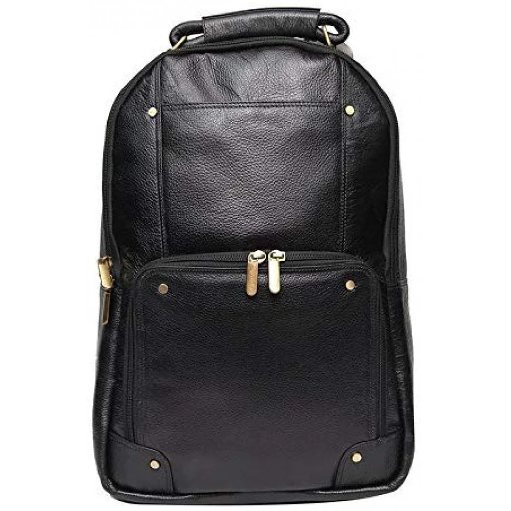 18 inch Leather Laptop Backpack