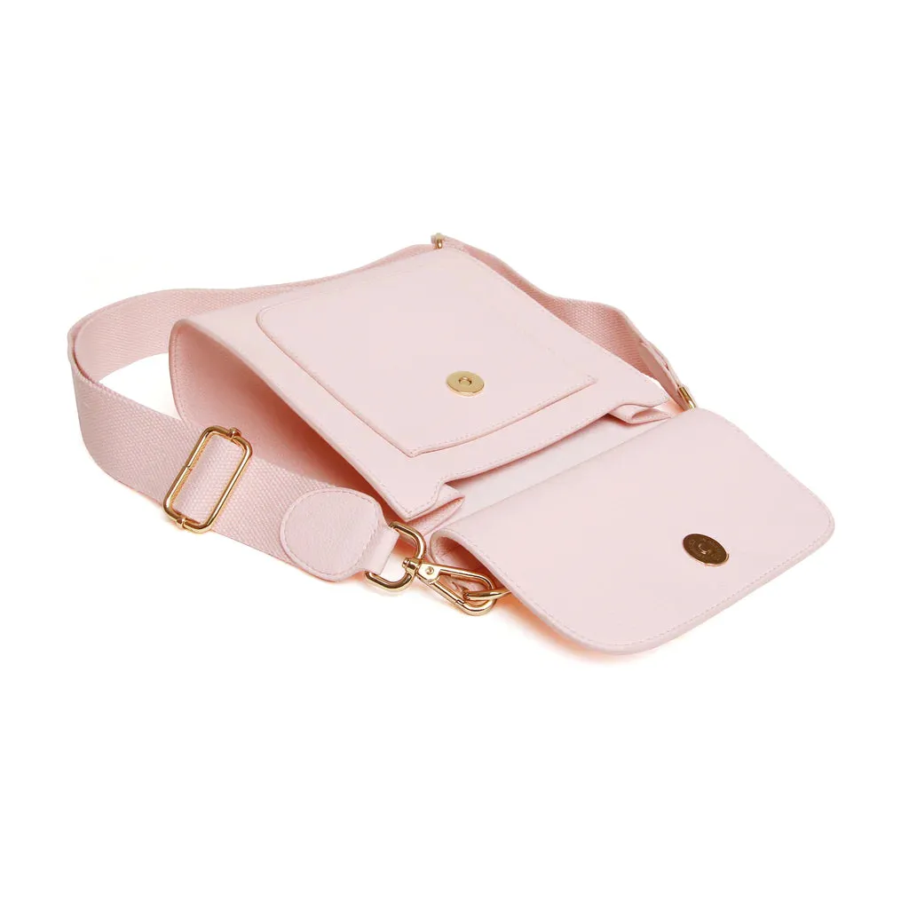 Alice Wheeler Bloomsbury Cross Body Bag Pastel Pink