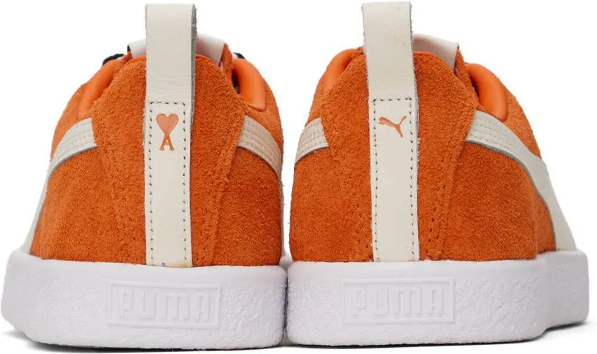 AMI Alexandre Mattiussi Orange Puma Edition VTG Sneakers