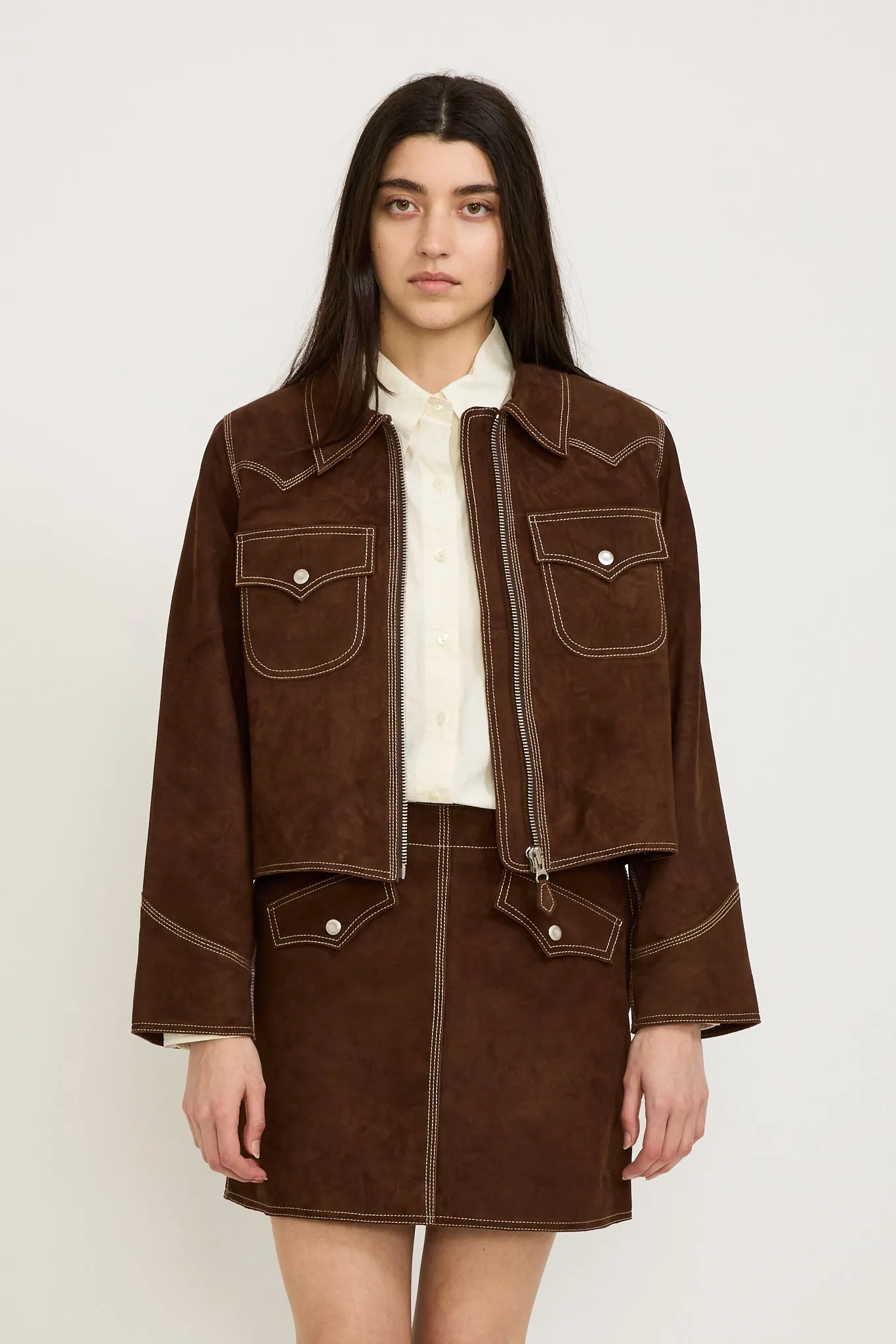 Anja Western Suede Jacket Bruno