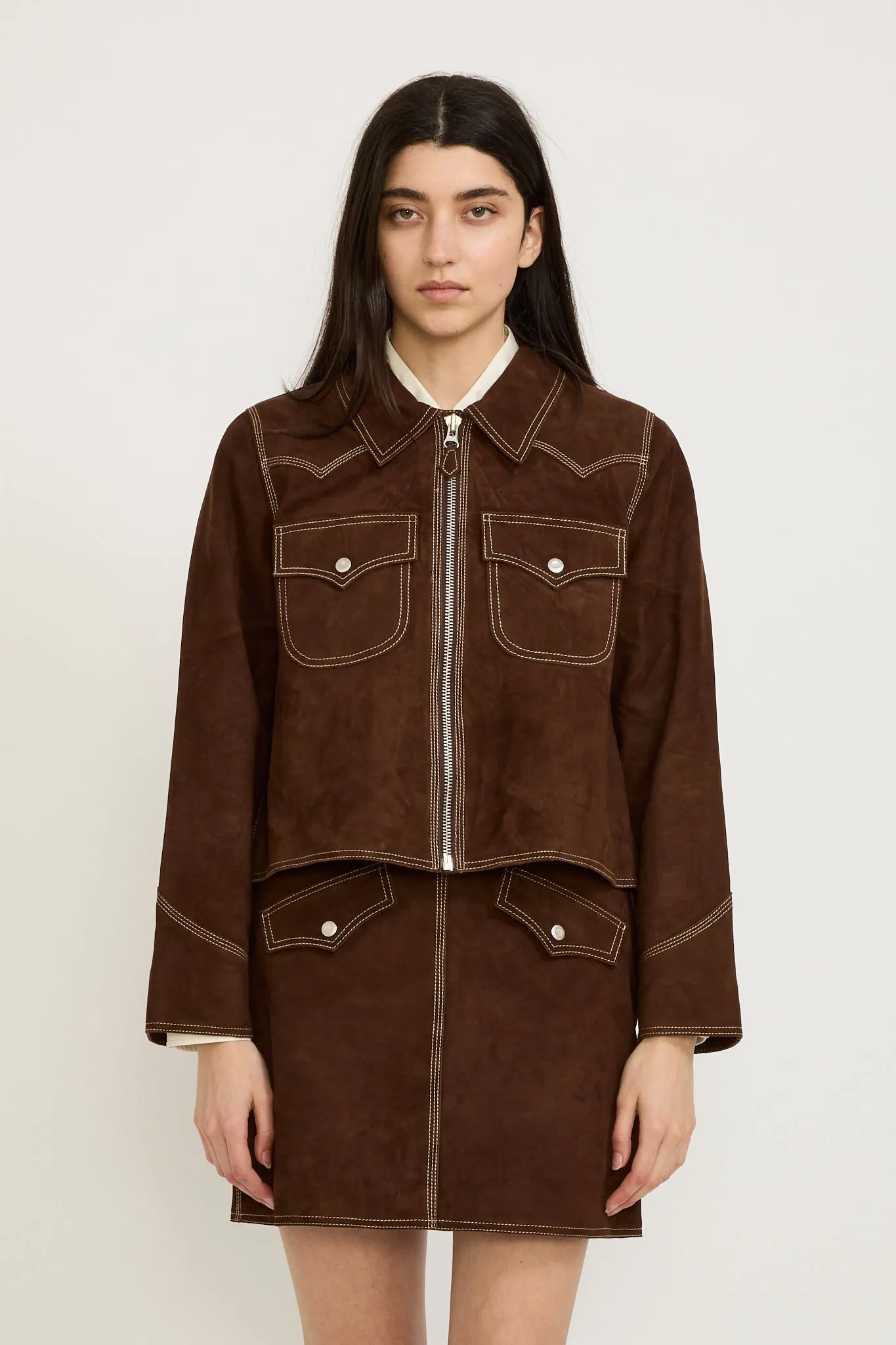 Anja Western Suede Jacket Bruno