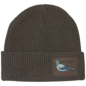 Anti Hero Skateboards Beanie Lil Pigeon Label Cuff Brown