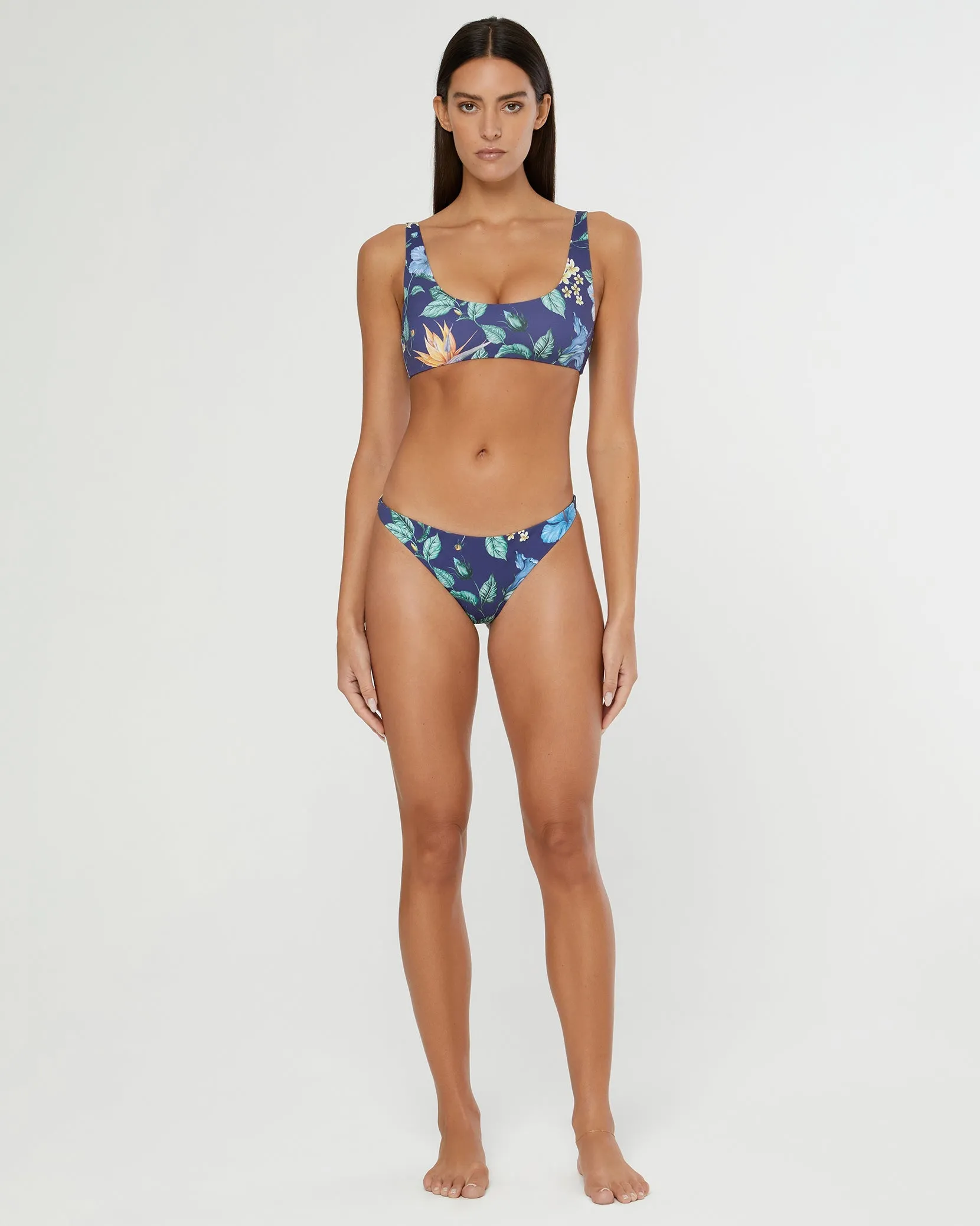 Ashley Bikini Bottom | Deep Blue