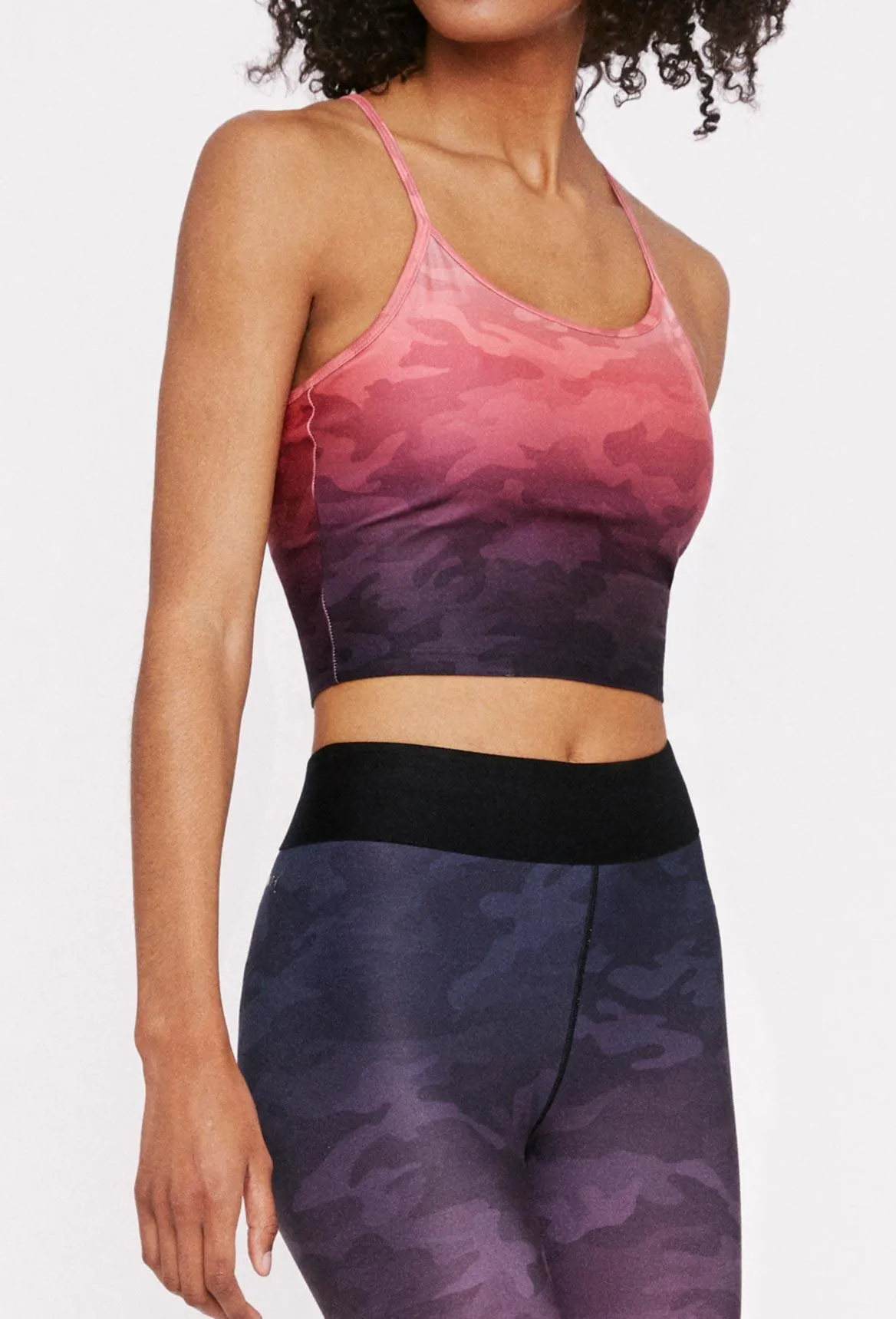 Avery Cropped Tank Infra Red Camo