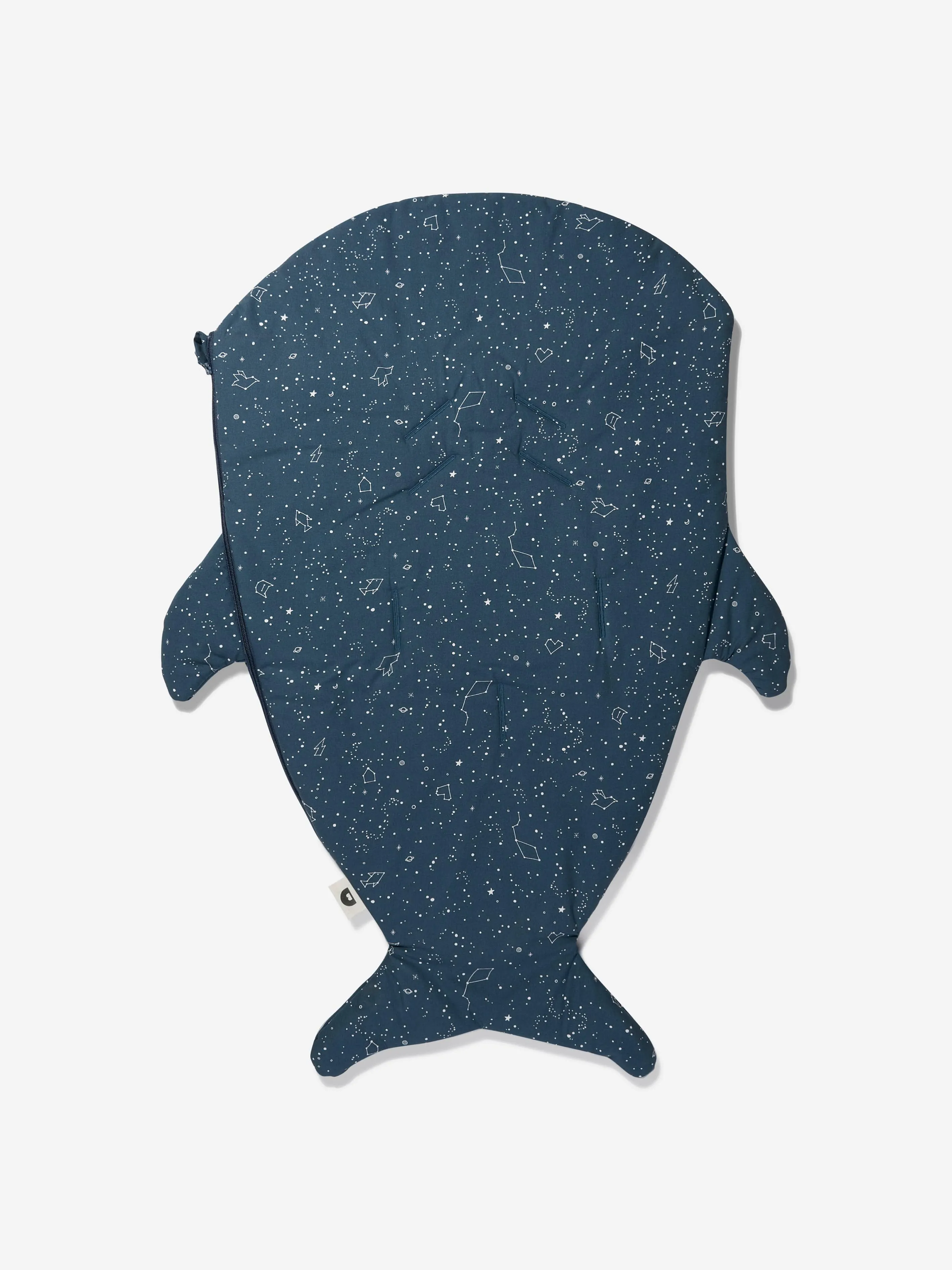 Baby Bites Baby Boys Star Shark Sleeping Bag in Navy