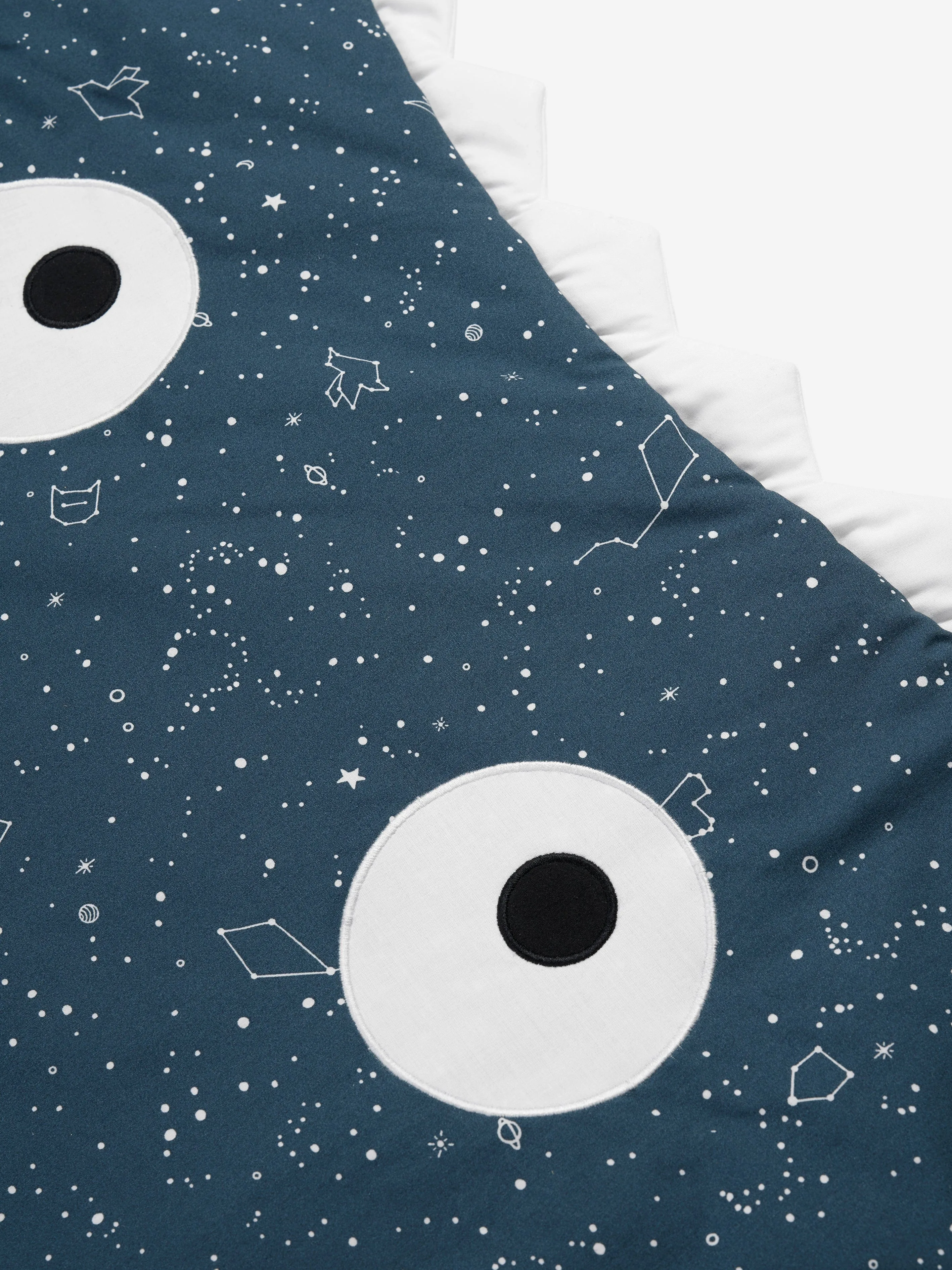 Baby Bites Baby Boys Star Shark Sleeping Bag in Navy