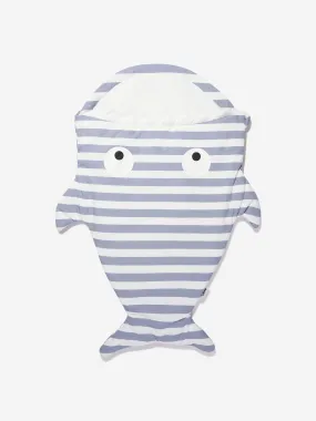 Baby Bites Baby Boys Striped Shark Sleeping Bag in Blue