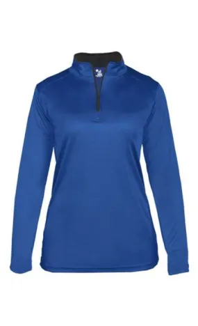 Badger 4103 Women's B-Core Quarter-Zip Pullover