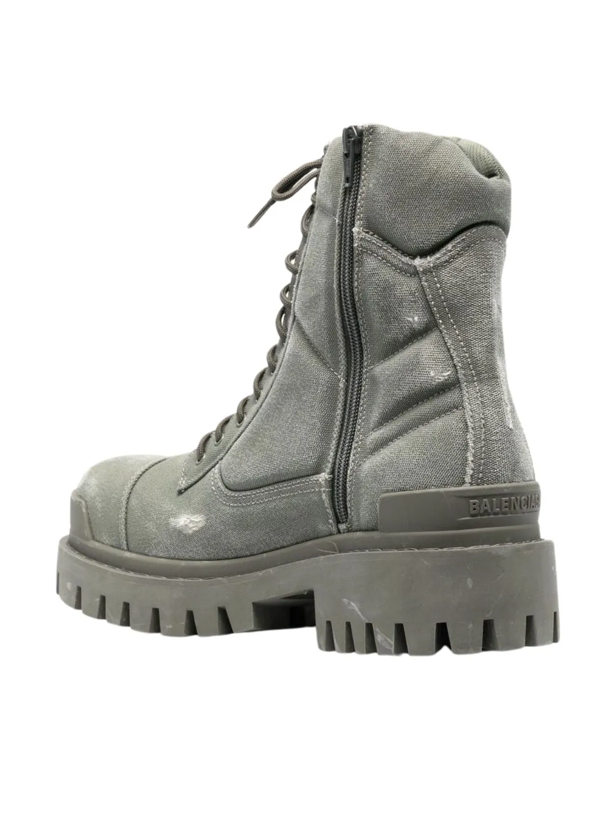 Balenciaga Boot Commander Green