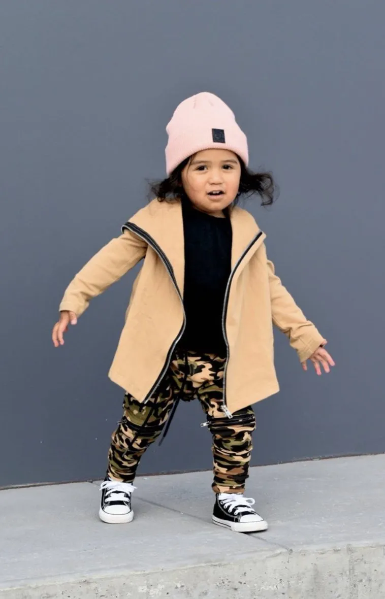 Ballerinas and Boys - Caramel Zipper Jacket