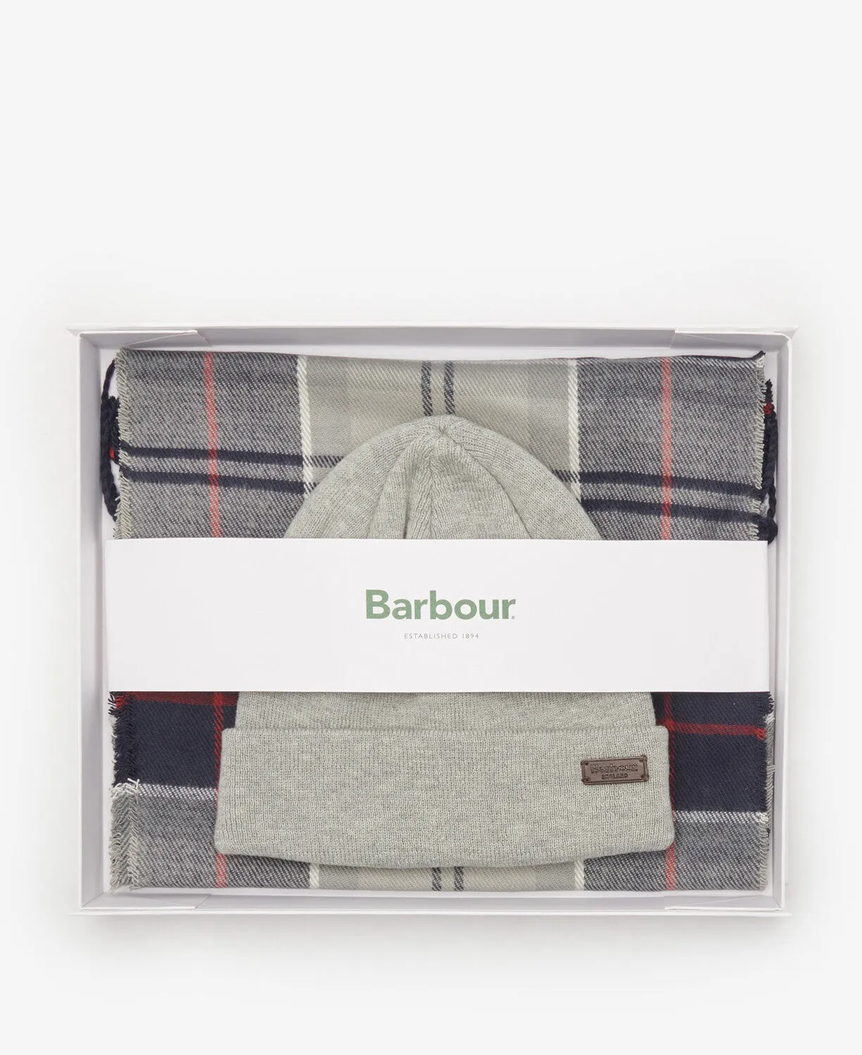 Barbour Swinton & Galingale Beanie & Scarf Gift Set