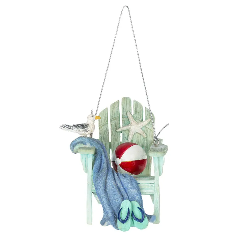 Beach Chair Ornament, 2 Styles