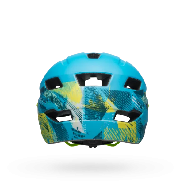 Bell Sidetrack Child Helmet - Gnarly-Matt Bright Blue-Bright Green - 2019