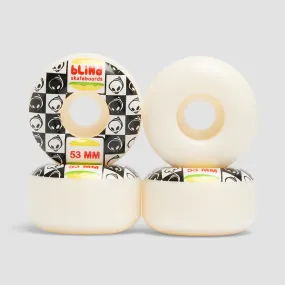 Blind Burger Skateboard Wheels Black/White 53mm