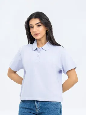 Boxy Crop Polo Shirt - FWTPS24-007