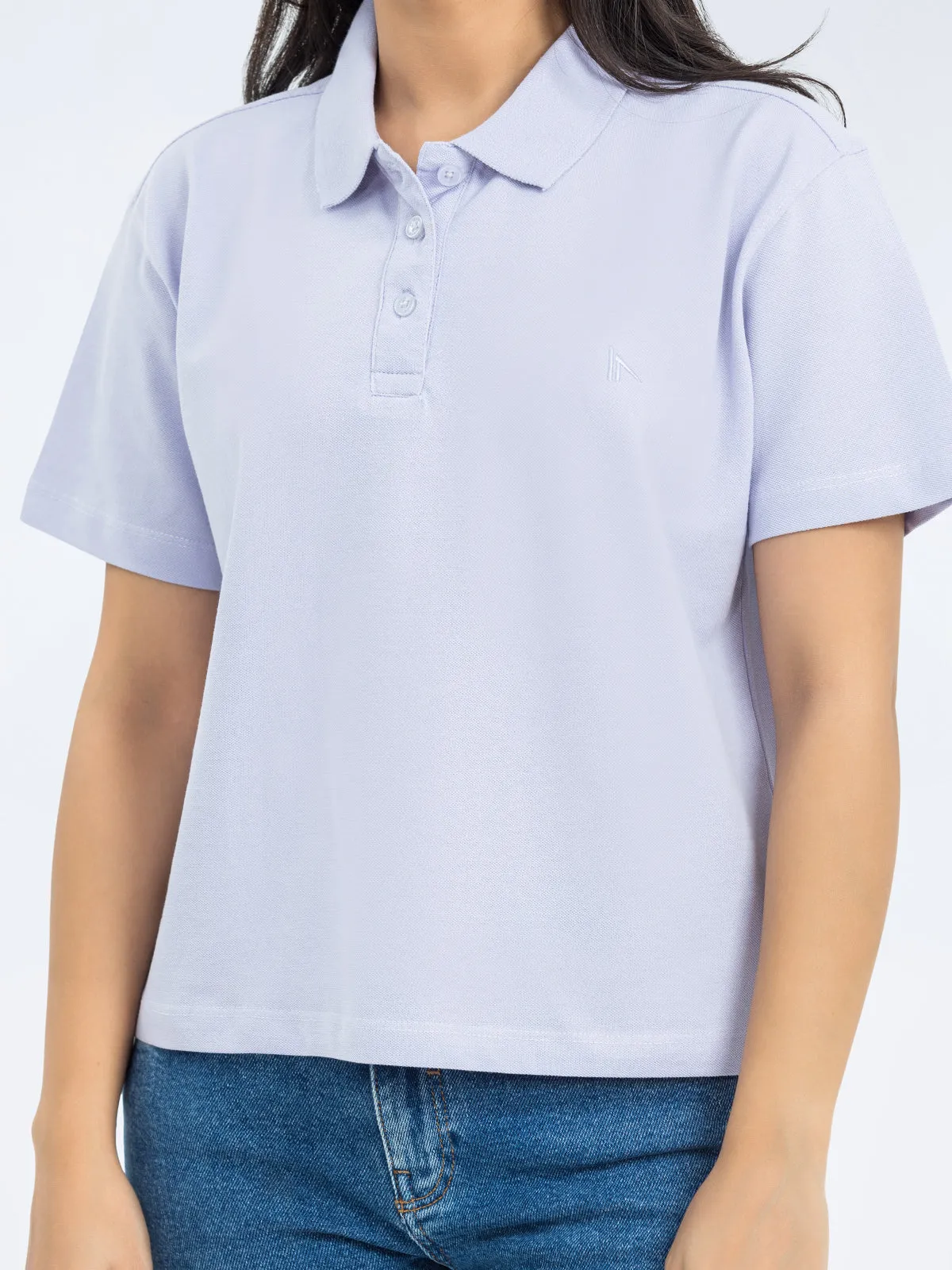 Boxy Crop Polo Shirt - FWTPS24-007