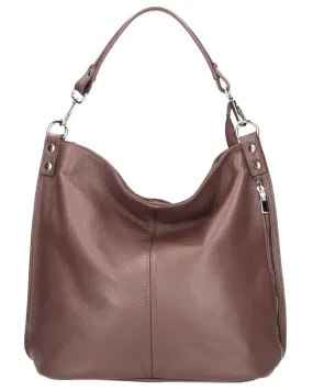 Brown leather bag ludmilla