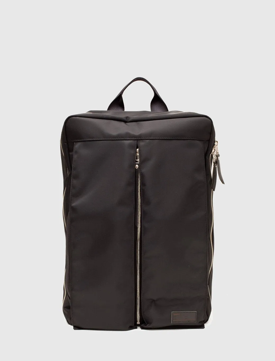 Buddy Luster Zip-up Backpack - Black