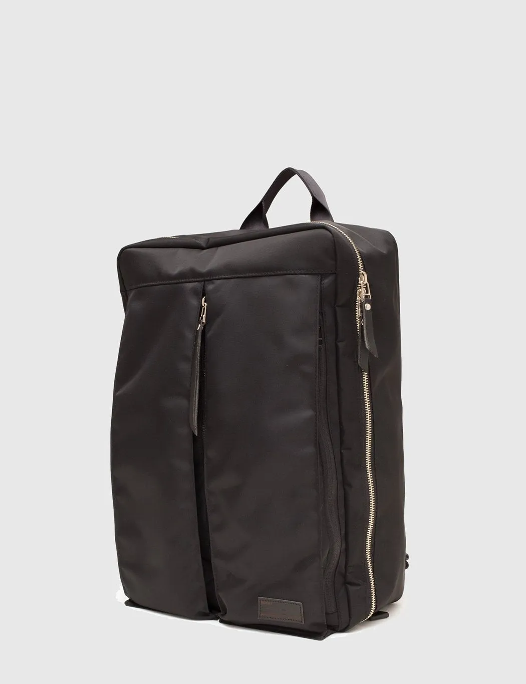 Buddy Luster Zip-up Backpack - Black