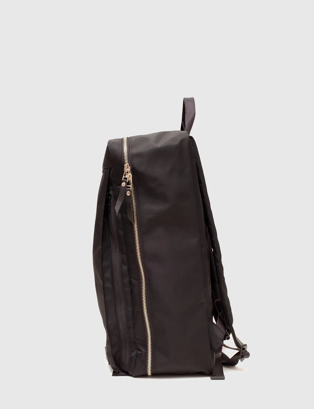 Buddy Luster Zip-up Backpack - Black