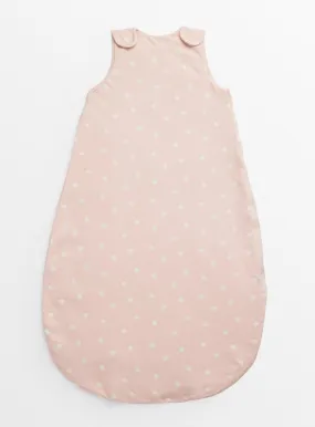 Buy Pink Spot Print 1.5 Tog Sleeping Bag 12-18 months | Sleepsuits and pyjamas | Tu