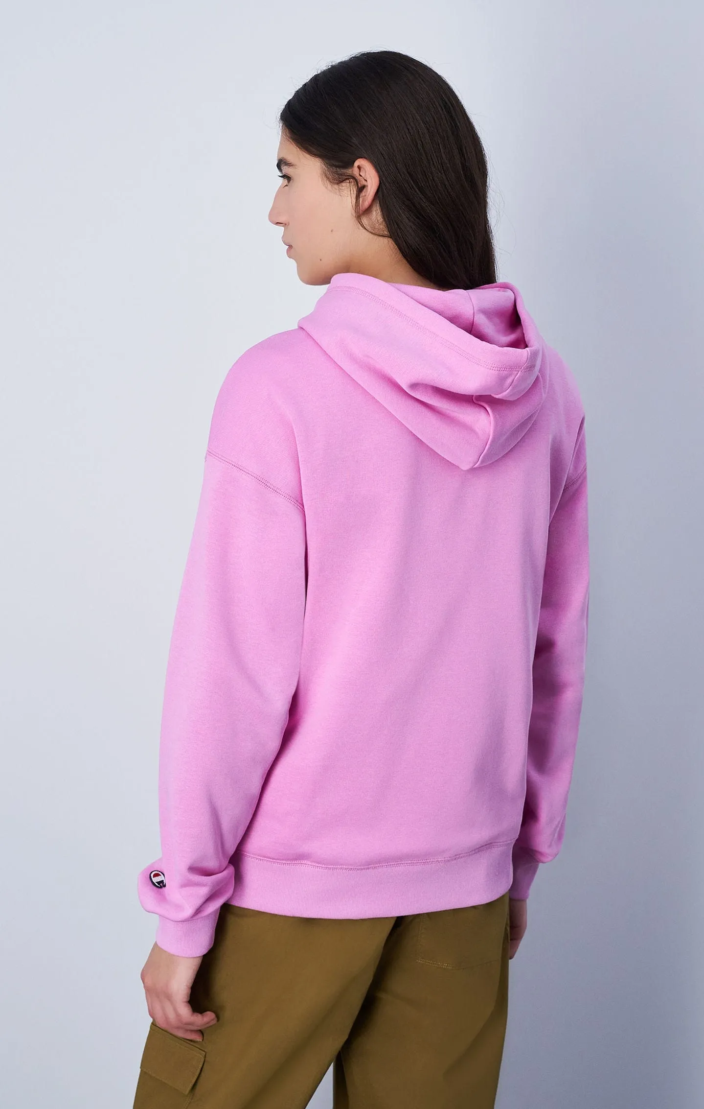  C Logo Relaxed Fit Lightweight Hoodie     