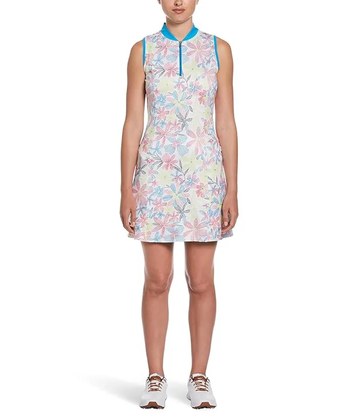 Callaway Chevron Floral Sleeveless Dress Women's