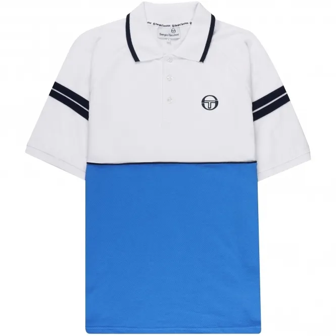 Cambio Polo Shirt - White and Blue 