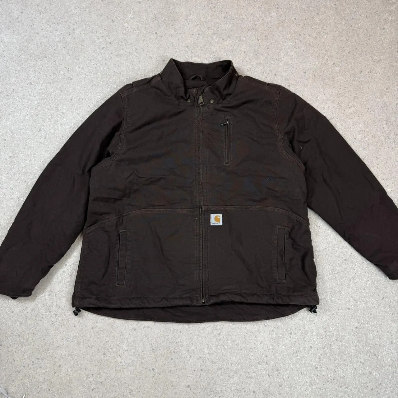 carhartt brown jacket large