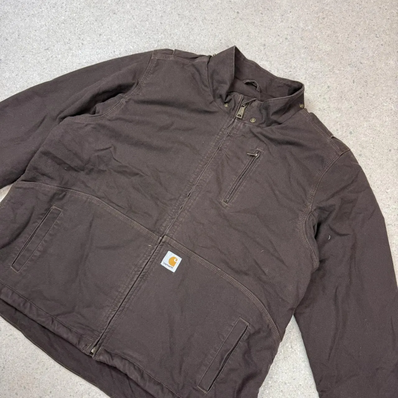 carhartt brown jacket large