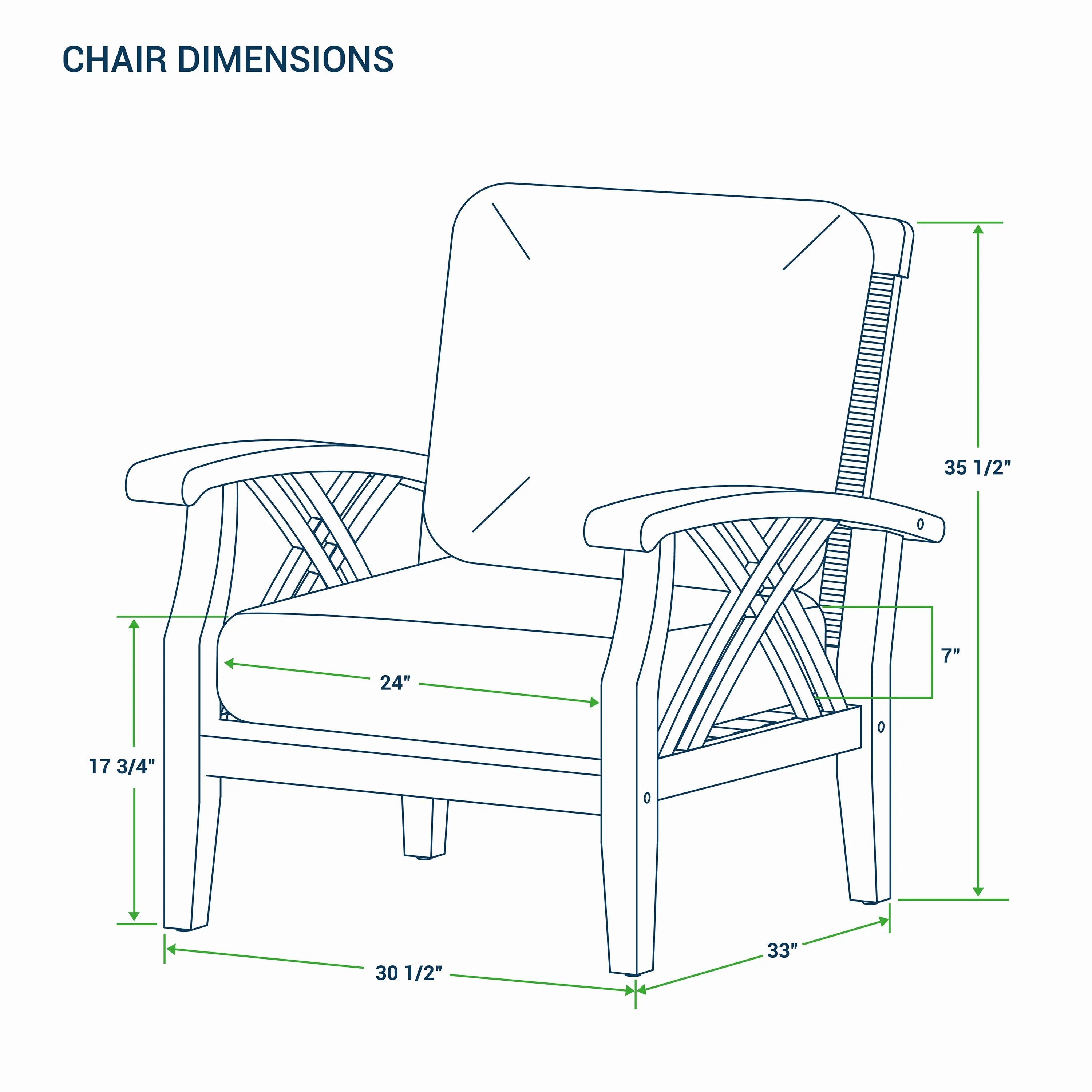 Carmel Teak Wood Patio Lounge Chair with Tan Cushion