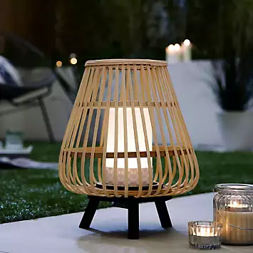 Catalina Bamboo Indoor & Outdoor Lantern | Kaleidoscope