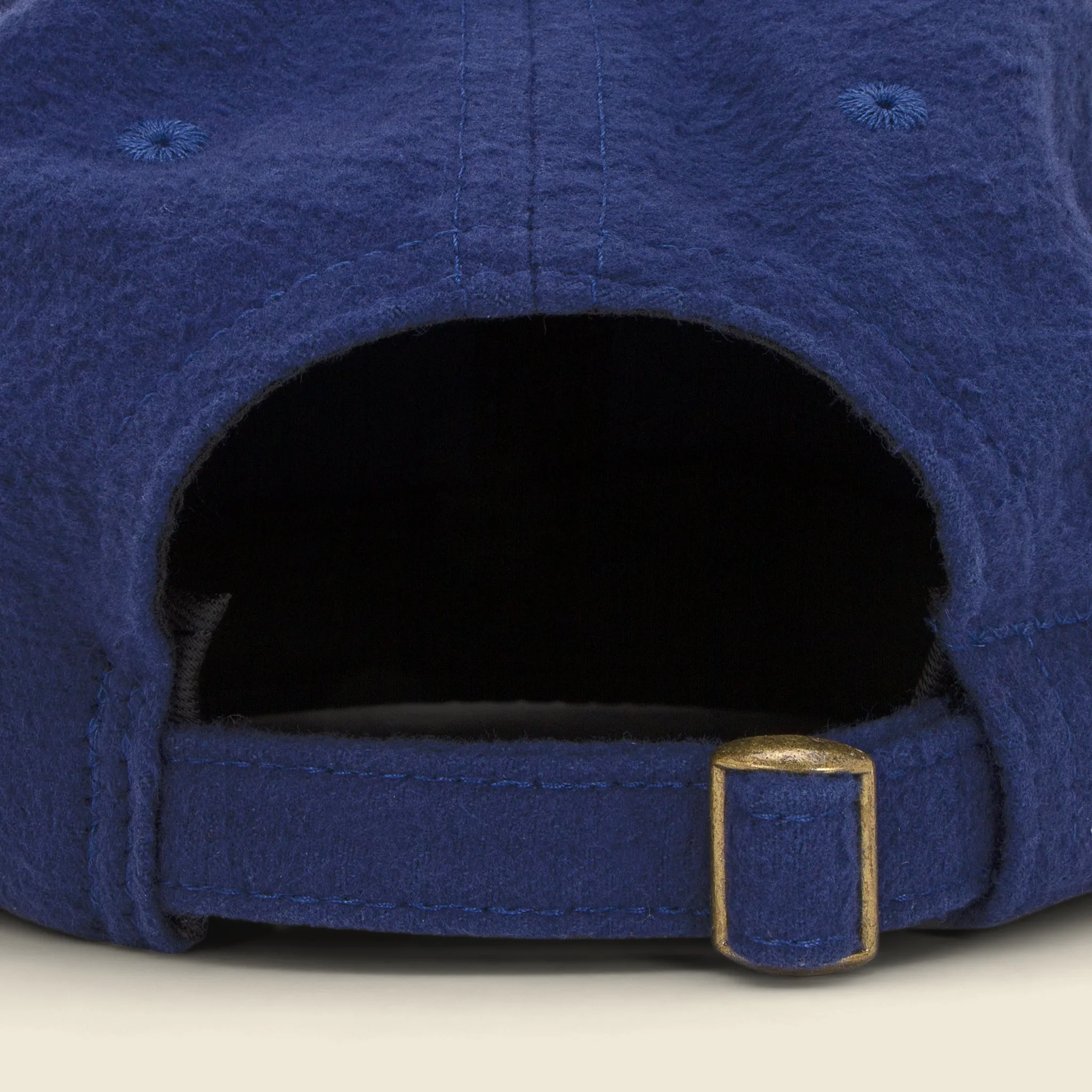 Chamois Baseball Cap - Indigo