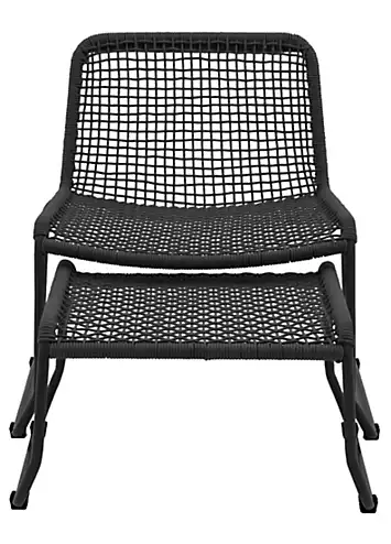 Chic Living Sassano Lounge Chair with Footstool | Kaleidoscope