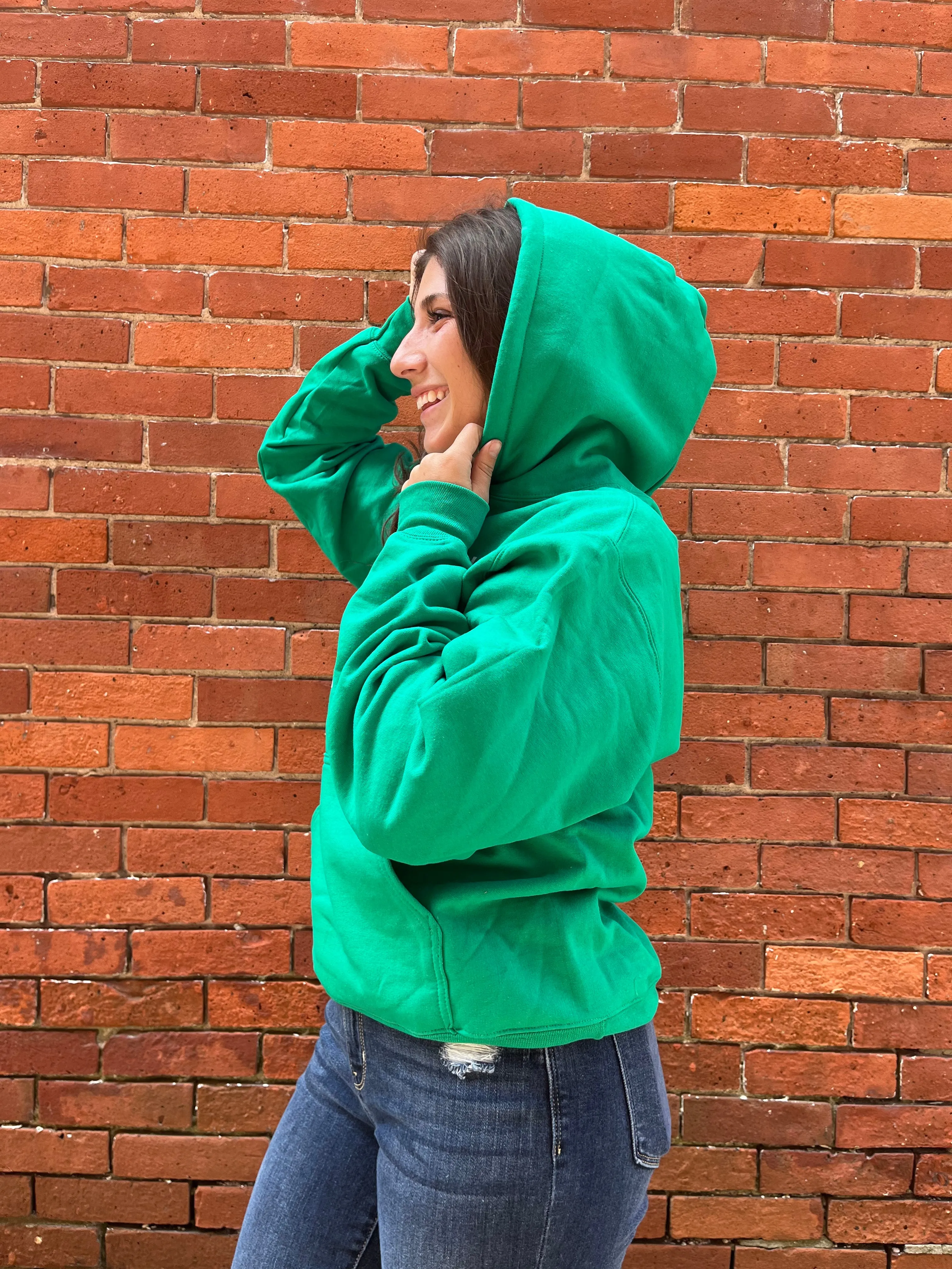 City of Good Neighbors Hoodie - Emerald/White