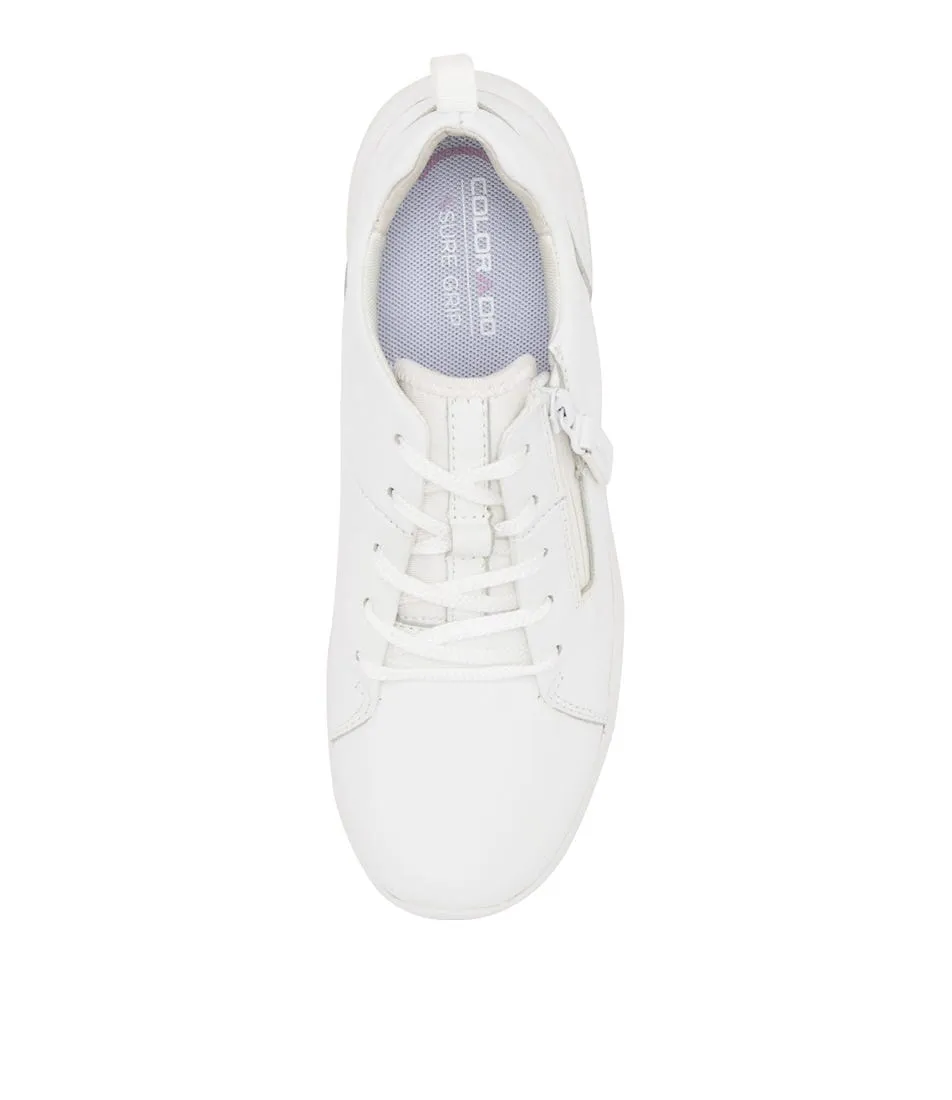 COLORADO Decker White Leather Sneakers