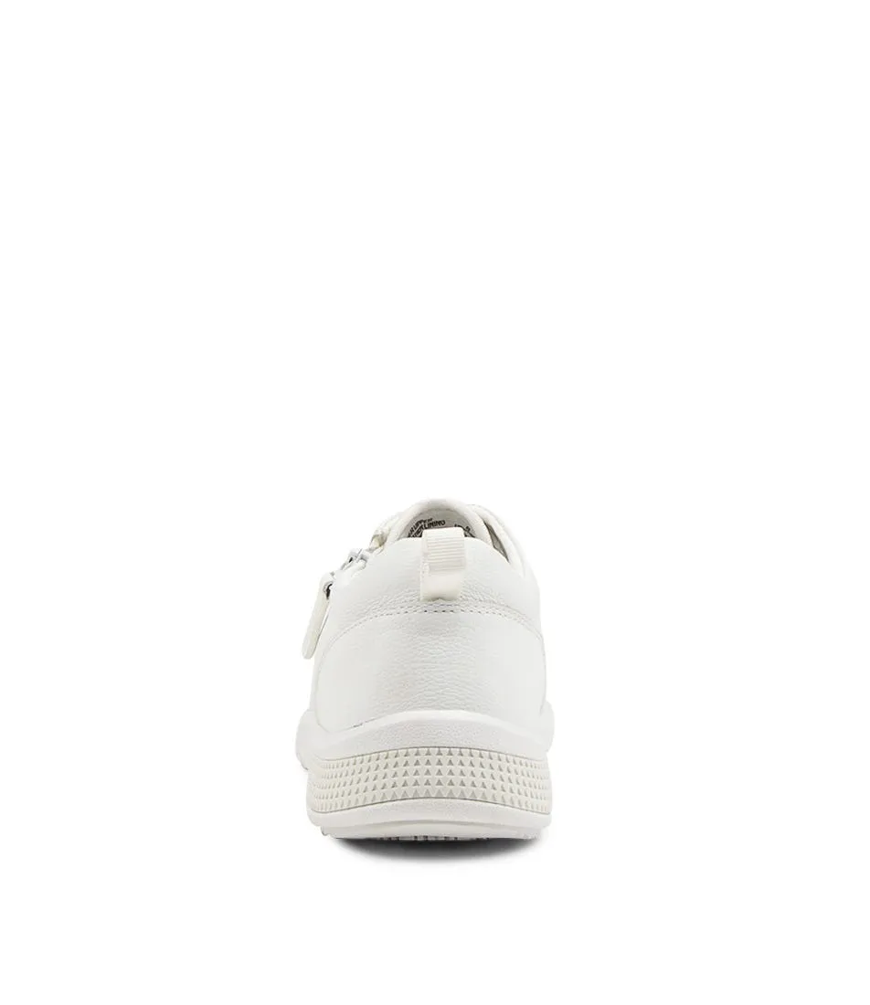 COLORADO Decker White Leather Sneakers