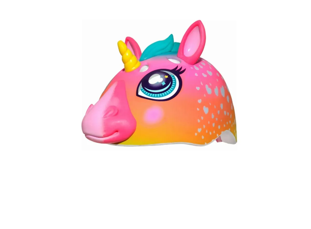 C.Preme Raskullz Child Safety Helmet - 5 Plus - Super Rainbow Corn Hair