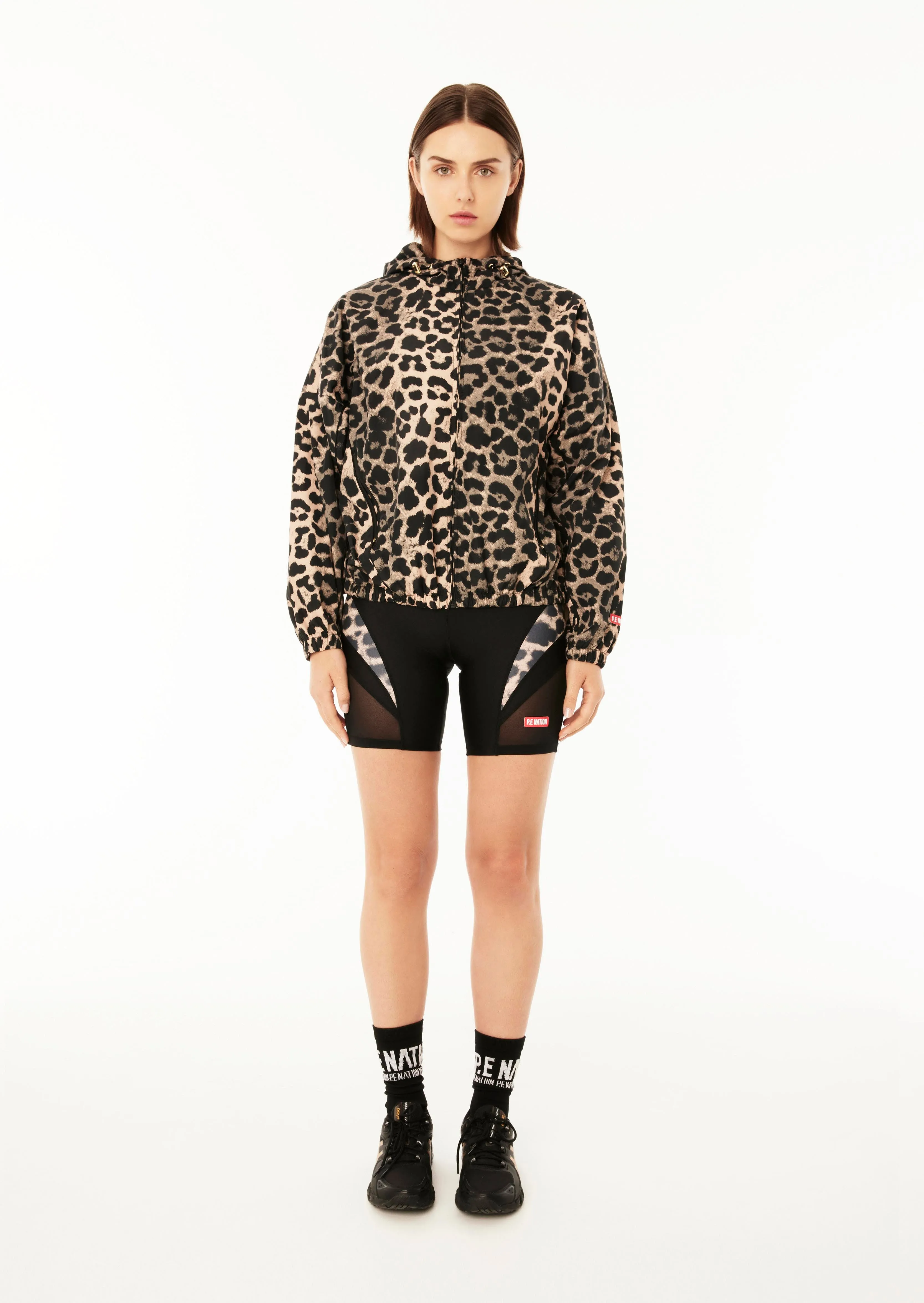 DOWNFORCE JACKET IN ANIMAL PRINT