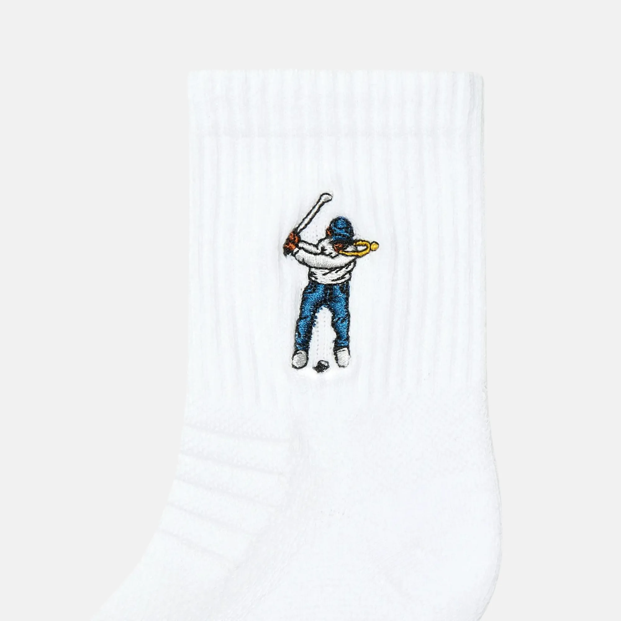 Eastside Golf White Ankle Logo Socks