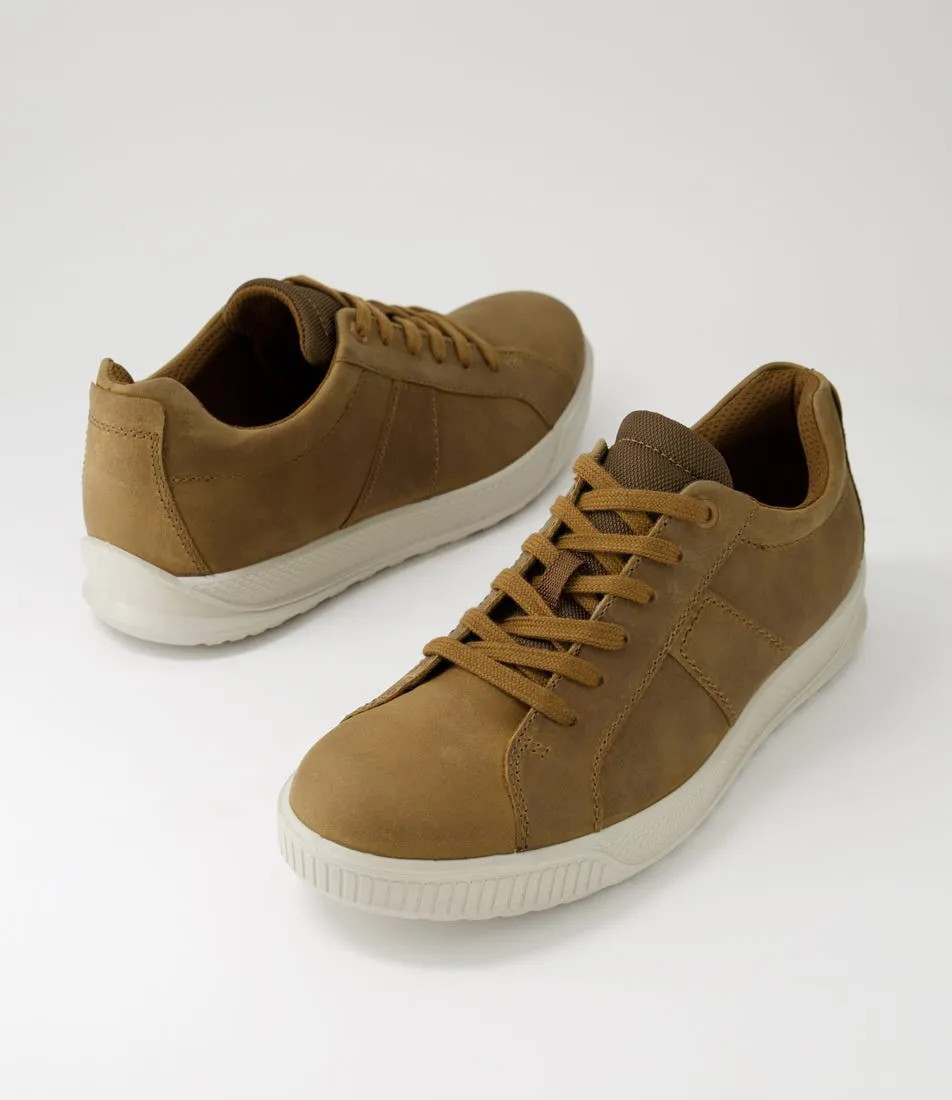 ECCO Byway Camel Nubuck Sneakers