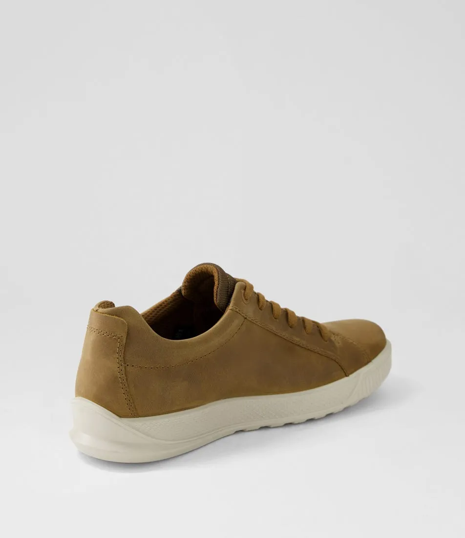 ECCO Byway Camel Nubuck Sneakers