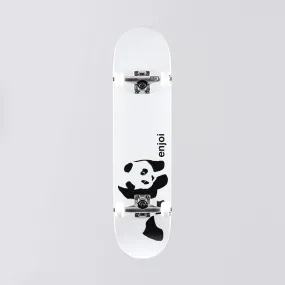 Enjoi Whitey Panda FP Skateboard White - 7.75