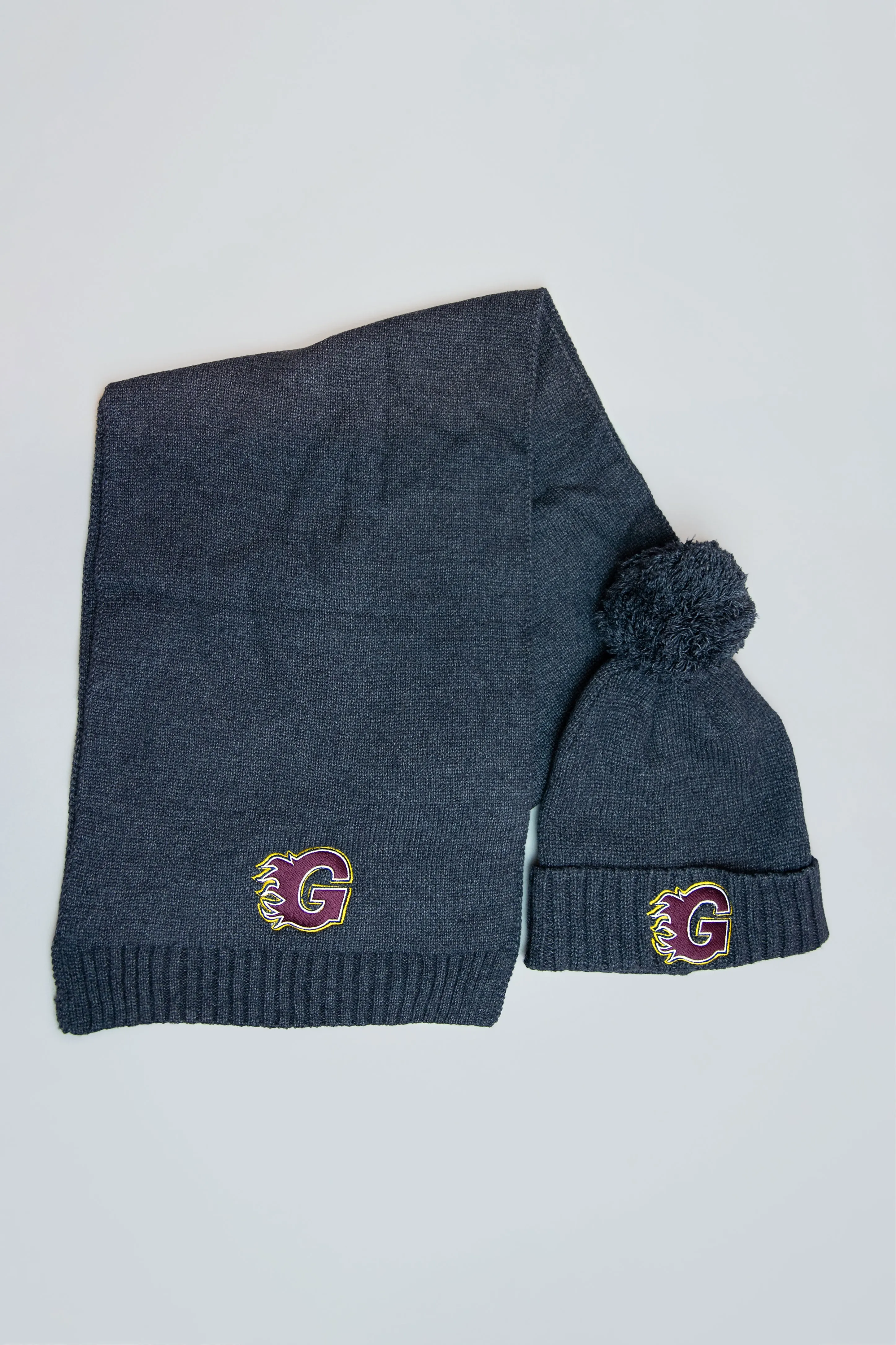 Flames Scarf & Beanie Set