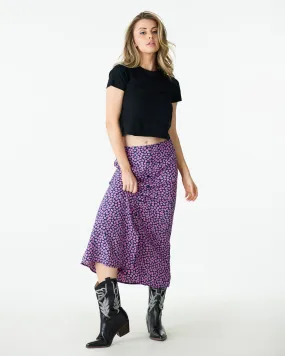 Flirty Floral Button Point Skirt