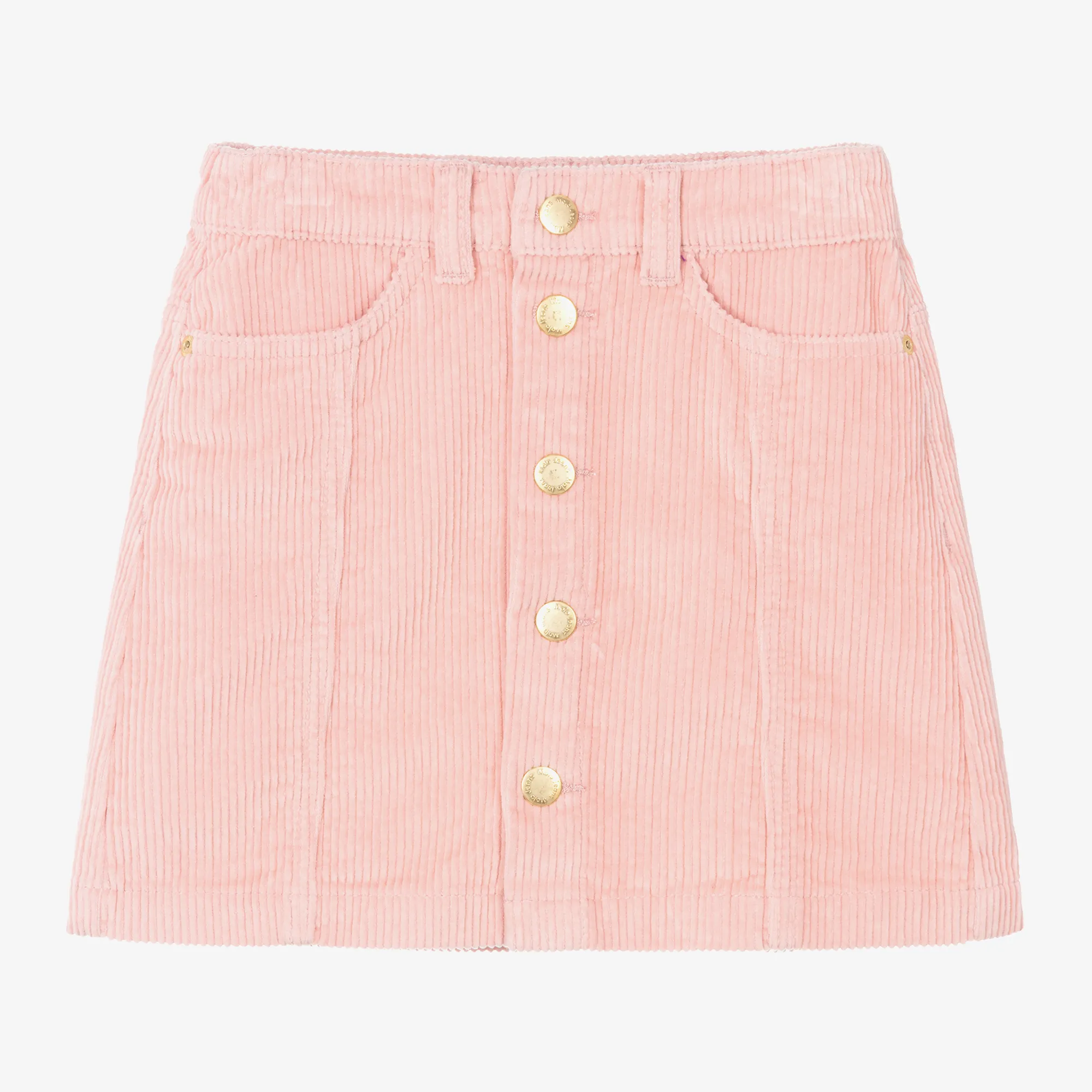 Girls Pink Corduroy Skirt