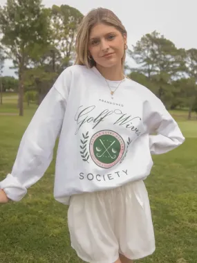 Golf Wives Sweatshirt in White