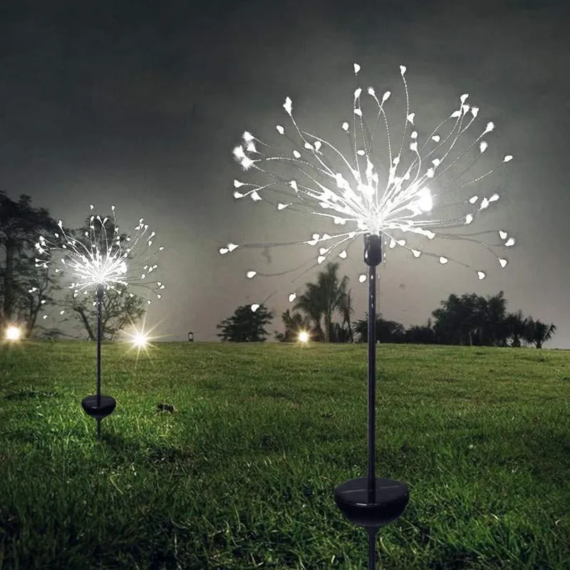 Ground-Inserted Firework Lights Christmas Outdoor LED Holiday Sky Starry Light