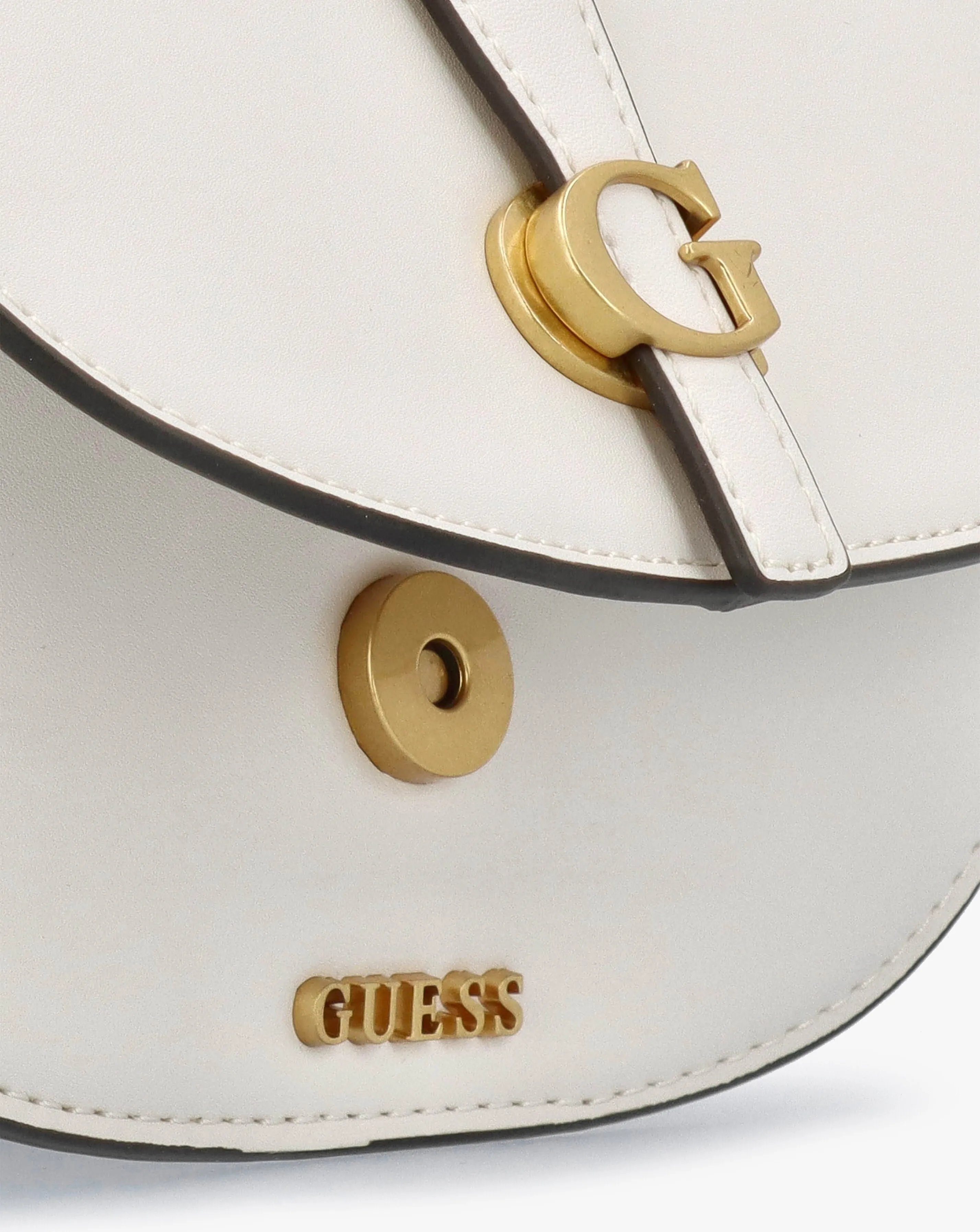 Guess Mini Kuba Beige Cross-Body Bag