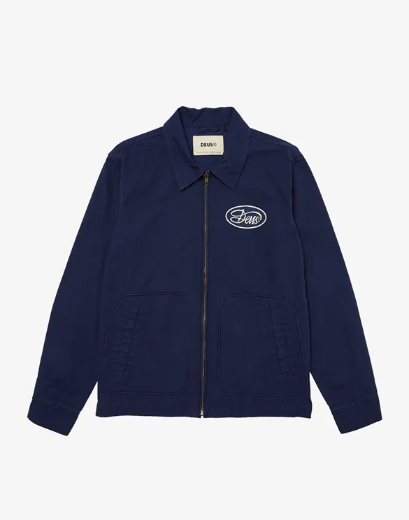 Gulf Drizzler Jacket Work Blue | Deus Ex Machina | WATCH WEAR